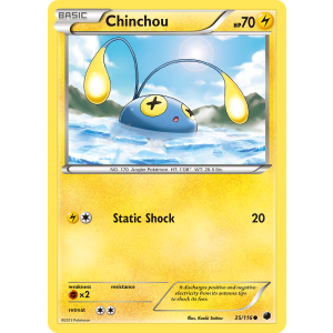 Chinchou 35/116 Pokemon TCG Black & White Plasma Freeze