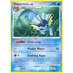 Vaporeon 34/111 Pokemon TCG Platinum Rising Rivals