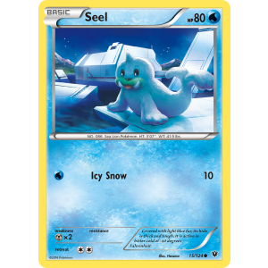 Seel 15/124 Pokemon TCG XY Fates Collide