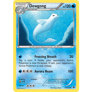 Dewgong 16/124 Pokemon TCG XY Fates Collide