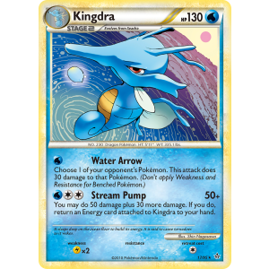 Kingdra 17/95 Pokemon TCG HeartGold & SoulSilver HSUnleashed