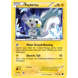 Pachirisu 37/116 Pokemon TCG Black & White Plasma Freeze