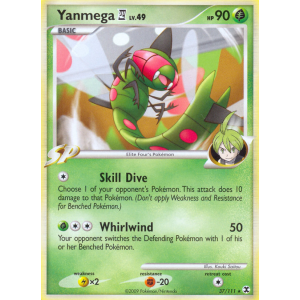 Yanmega E4 37/111 Pokemon TCG Platinum Rising Rivals