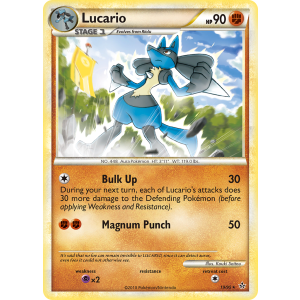 Lucario 19/95 Pokemon TCG HeartGold & SoulSilver HSUnleashed