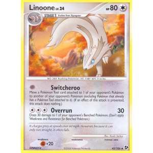 Linoone 43/106 Pokemon TCG Diamond & Pearl Great Encounters