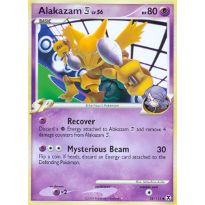 Alakazam E4 38/111 Pokemon TCG Platinum Rising Rivals