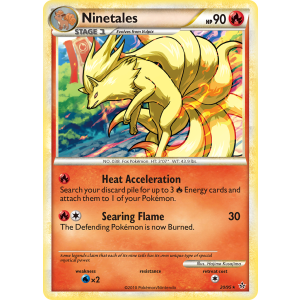 Ninetales 20/95 Pokemon TCG HeartGold & SoulSilver HSUnleashed