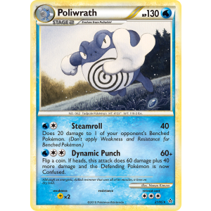 Poliwrath 21/95 Pokemon TCG HeartGold & SoulSilver HSUnleashed