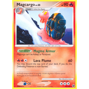 Magcargo 45/106 Pokemon TCG Diamond & Pearl Great Encounters