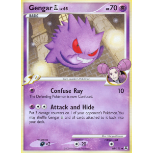 Gengar GL 40/111 Pokemon TCG Platinum Rising Rivals