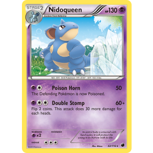 Nidoqueen 42/116 Pokemon TCG Black & White Plasma Freeze