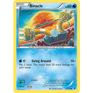 Binacle 22/124 Pokemon TCG XY Fates Collide