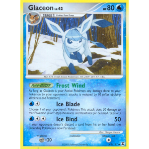 Glaceon 41/111 Pokemon TCG Platinum Rising Rivals