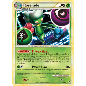 Roserade 23/95 Pokemon TCG HeartGold & SoulSilver HSUnleashed