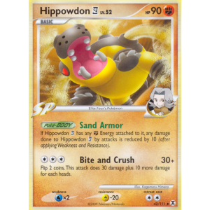 Hippowdon E4 42/111 Pokemon TCG Platinum Rising Rivals