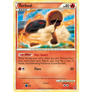 Torkoal 25/95 Pokemon TCG HeartGold & SoulSilver HSUnleashed