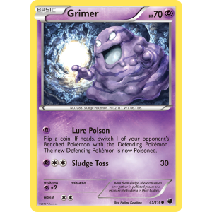 Grimer 45/116 Pokemon TCG Black & White Plasma Freeze