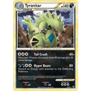 Tyranitar 26/95 Pokemon TCG HeartGold & SoulSilver HSUnleashed