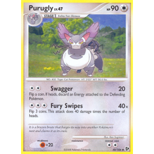 Purugly 50/106 Pokemon TCG Diamond & Pearl Great Encounters