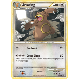 Ursaring 27/95 Pokemon TCG HeartGold & SoulSilver HSUnleashed