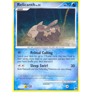 Relicanth 51/106 Pokemon TCG Diamond & Pearl Great Encounters