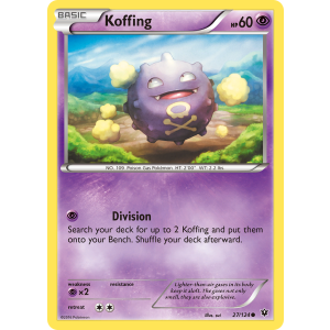 Koffing 27/124 Pokemon TCG XY Fates Collide