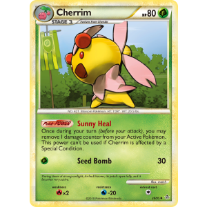 Cherrim 28/95 Pokemon TCG HeartGold & SoulSilver HSUnleashed