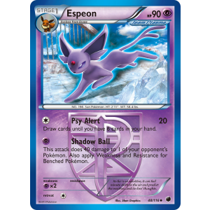 Espeon 48/116 Pokemon TCG Black & White Plasma Freeze