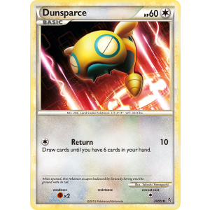 Dunsparce 29/95 Pokemon TCG HeartGold & SoulSilver HSUnleashed