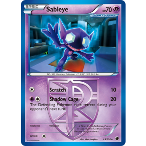 Sableye 49/116 Pokemon TCG Black & White Plasma Freeze