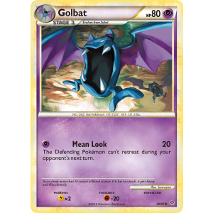 Golbat 30/95 Pokemon TCG HeartGold & SoulSilver HSUnleashed