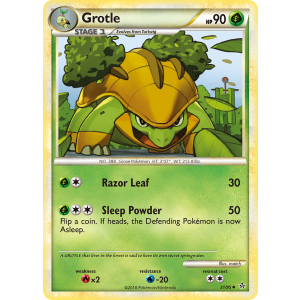 Grotle 31/95 Pokemon TCG HeartGold & SoulSilver HSUnleashed