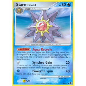 Starmie 50/111 Pokemon TCG Platinum Rising Rivals