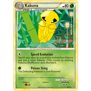 Kakuna 32/95 Pokemon TCG HeartGold & SoulSilver HSUnleashed