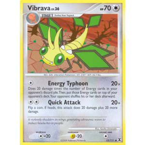 Vibrava 53/111 Pokemon TCG Platinum Rising Rivals