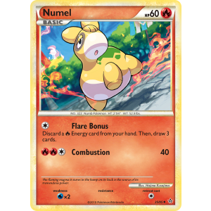 Numel 35/95 Pokemon TCG HeartGold & SoulSilver HSUnleashed