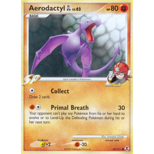 Aerodactyl GL 55/111 Pokemon TCG Platinum Rising Rivals