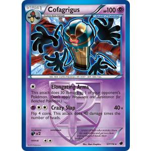 Cofagrigus 57/116 Pokemon TCG Black & White Plasma Freeze