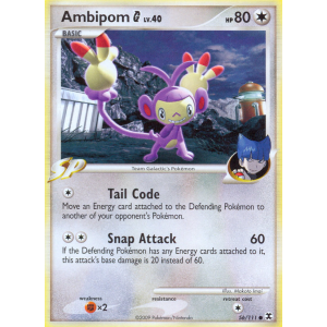 Ambipom G 56/111 Pokemon TCG Platinum Rising Rivals