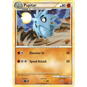 Pupitar 39/95 Pokemon TCG HeartGold & SoulSilver HSUnleashed