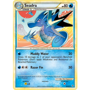 Seadra 40/95 Pokemon TCG HeartGold & SoulSilver HSUnleashed