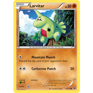 Larvitar 41/124 Pokemon TCG XY Fates Collide