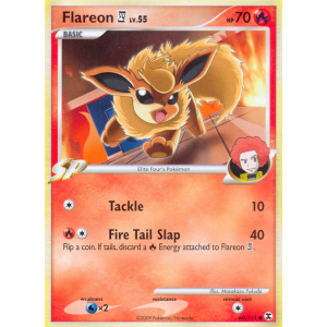 Flareon E4 60/111 Pokemon TCG Platinum Rising Rivals