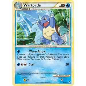 Wartortle 42/95 Pokemon TCG HeartGold & SoulSilver HSUnleashed