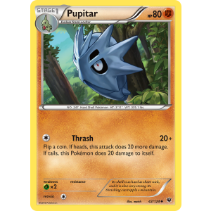 Pupitar 42/124 Pokemon TCG XY Fates Collide