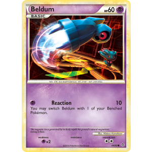 Beldum 44/95 Pokemon TCG HeartGold & SoulSilver HSUnleashed