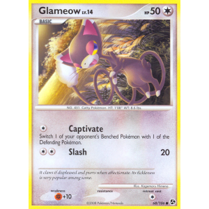 Glameow 68/106 Pokemon TCG Diamond & Pearl Great Encounters