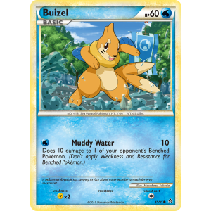 Buizel 45/95 Pokemon TCG HeartGold & SoulSilver HSUnleashed