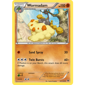 Wormadam 44/124 Pokemon TCG XY Fates Collide