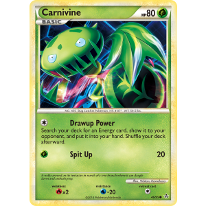 Carnivine 46/95 Pokemon TCG HeartGold & SoulSilver HSUnleashed